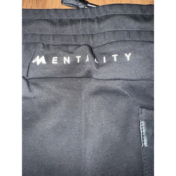 Mentality Co Black Jogger Sweatpants 3XL Cotton Blend Tapered Fit - Picture 4 of 8